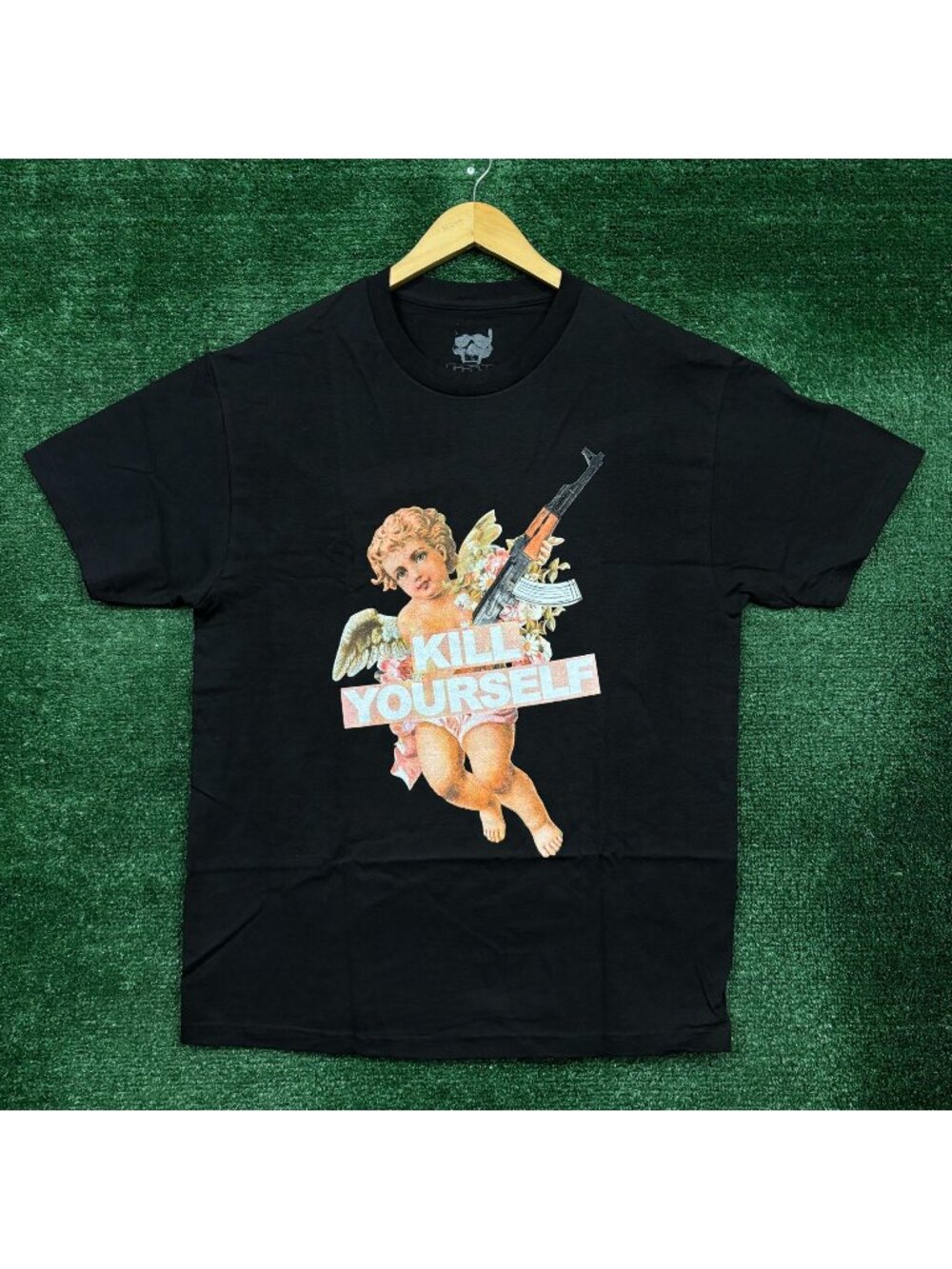 G59 Records x The Suicideboys Kill Yourself AK Cherub Hip-Hop T-Shirt Large